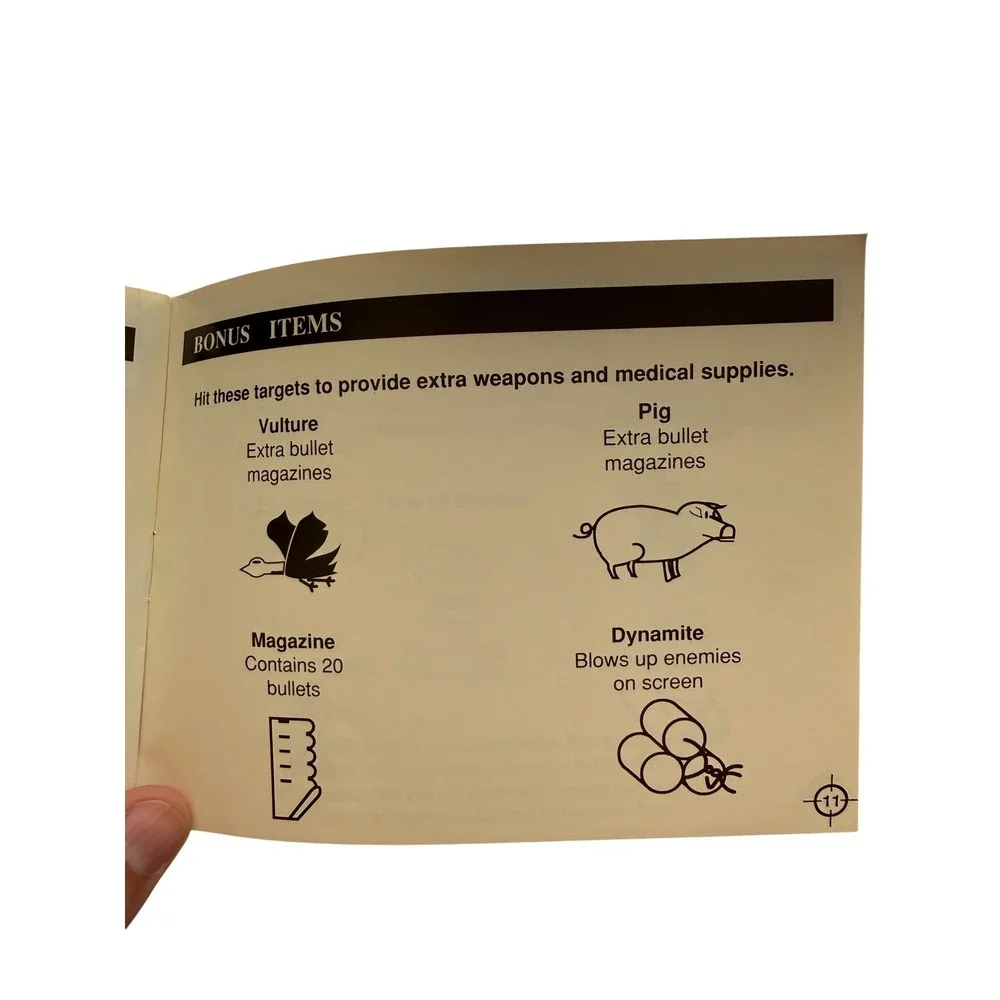 Operation Wolf Nintendo NES Instruction Manual Taito NES-OW-USA Authentic Book